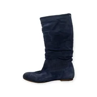 Kozaki damskie - Niebieskie kozaki damskie UGG 39 - miniaturka - grafika 1