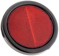 Części motocyklowe - Hella 8RA 002 016-121 Reflektor Odblaskowy, Czerwony, Ø 95 mm - miniaturka - grafika 1