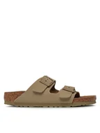 Klapki i japonki męskie - Birkenstock Klapki Arizona Birko-Flor 1027697 Khaki - miniaturka - grafika 1
