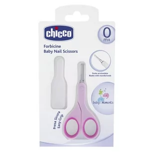 Chicco Artsana Nożyczki z osłonką 0 m+ różowe - Nożyczki dla dzieci - miniaturka - grafika 2