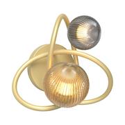 Lampy ścienne - MB4922-2-EGBDN ARLON KINKIET ZŁOTY - miniaturka - grafika 1