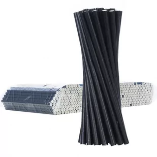 GSG24 Słomki papierowe BIO ekologiczne PAPER STRAWS 6/205mm - czarne 500szt. - Słomki do napojów - miniaturka - grafika 1