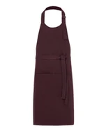 Odzież robocza - Fartuch gastronomiczny z regulacją śliwkowy - miniaturka - grafika 1