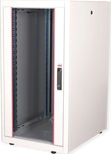 Szafa Roline ROLINE Netzwerkschrank Basic 48,26cm 19Zoll 22 HE 600x800 BxT Glastor grau - Szafy rack - miniaturka - grafika 1