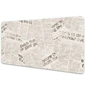Podkładki na biurko - Podkładka z nadrukiem Gazety w stylu vintage 90x45 - miniaturka - grafika 1