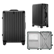 Walizki - Walizka średnia NINETYGO All-round Guard 66,6cm czarna zamek TSA - miniaturka - grafika 1