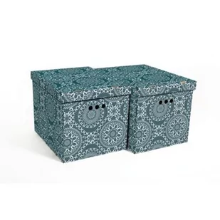 Pudła Maroko modre XL 2 szt. - Pudła i pojemniki do przechowywania - miniaturka - grafika 1