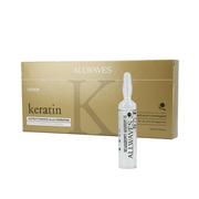 Nutrikosmetyki - ALLWAVES ALLWAVES Ampułki odmładzające do włosów z keratyną (cena za 1 szt - 10ml /opakowanie 12x10ml ) - miniaturka - grafika 1