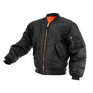 Mil-Tec Kurtka Bomberka Ma1 Basic Czarna-M - Moda i Uroda OUTLET - miniaturka - grafika 1