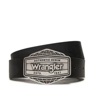 Paski - Pasek Męski Wrangler Big Buckle 112358068 Czarny - miniaturka - grafika 1