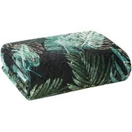 Narzuty - Narzuta 170 x 210 Pikowana Dawosa Czarny+Zieleń - miniaturka - grafika 1