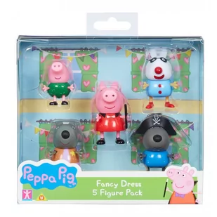 Tm Toys Peppa Piękne stroje - 5 figurek w opakowaniu II 06667 - Figurki dla dzieci - miniaturka - grafika 1