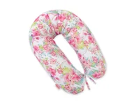 Poduszki do karmienia - Poduszka ciążowa Longer dla kobiet w ciąży do spania - Koliberki w kwiatach - miniaturka - grafika 1