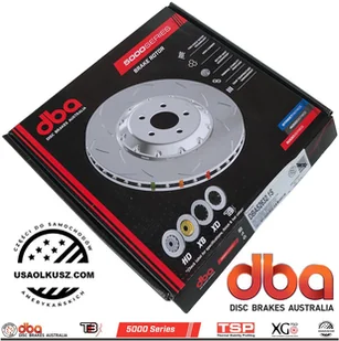 Rotor przedniej pływającej dwuczęściowej tarczy hamulcowej 380mm DBA T3 seria 5000 Jeep Grand Cherokee SRT 6,4 V8 2012- - Tarcze hamulcowe - miniaturka - grafika 4