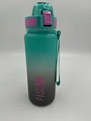 Bidony dla dzieci - BIDON PASO butelka na wodę 850ml BPA FREE pojemny z podziałką OMBRE MIĘTOWY - miniaturka - grafika 1