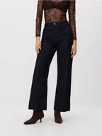 Spodnie damskie - Reserved - Jeansy wide leg z wysokim stanem - szary - miniaturka - grafika 1