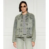 Kurtki damskie - MAX&Co. Jeansowa kurtka LIBERO | Regular Fit - miniaturka - grafika 1