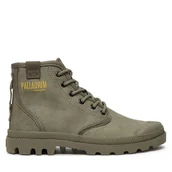 Botki damskie - Trapery Palladium PAMPA HI COATED 74375-377-M Szary - miniaturka - grafika 1