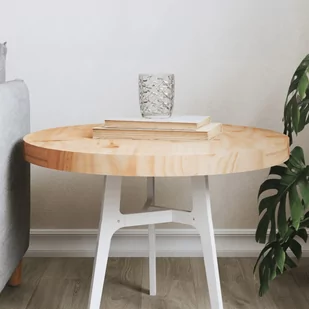 vidaXL Blat do stołu, okrągły, Ø50x3 cm, lite drewno sosnowe - Meble modułowe i akcesoria - miniaturka - grafika 1