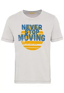 camel active T-shirt męski, Cloudy Grey, M - Koszulki męskie - miniaturka - grafika 1