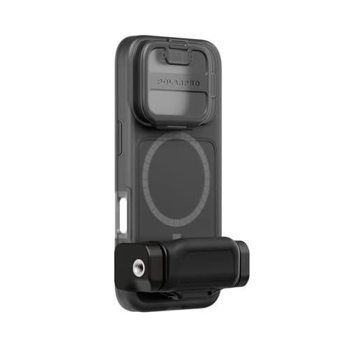 PolarPro - LiteChaser iPhone 16 Pro - BaseCase - Kompatybilny z LiteChaser 15 filtrów i adapterów - Czarny