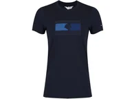 Bluzki damskie - Tommy Hilfiger - DAMSKI T-SHIRT KOSZULKA TH10064-004-M - miniaturka - grafika 1