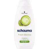 Szampony do włosów - Schauma Fresh Matcha Szampon do włosów przetłuszczających się i suchych 400ml - miniaturka - grafika 1
