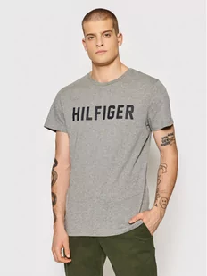 Tommy Hilfiger T-Shirt Ss Tee UM0UM02011 Szary Regular Fit - Koszulki męskie - miniaturka - grafika 1