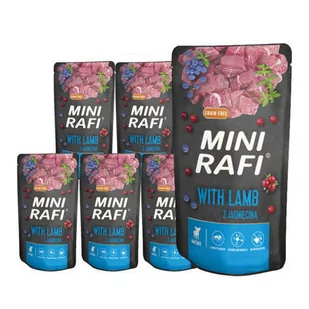 DOLINA NOTECI Mini Rafi z jagnięciną 10x150g - Mokra karma dla psów - miniaturka - grafika 1
