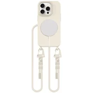 Etui i futerały do telefonów - Etui TECH-PROTECT MagNecklace MagSafe do Apple iPhone 14 Pro Kremowy - miniaturka - grafika 1