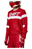 Odzież motocyklowa - Bluza Cross Shift White Label Haut CzerwonyL - miniaturka - grafika 1