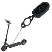 Hulajnogi elektryczne - Pokrywa Zaślepka portu ładowania do Xiaomi - kolor Czarny - miniaturka - grafika 1