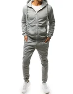 Dresy męskie - Dres męski jasnoszary Dstreet AX0381-XL - miniaturka - grafika 1