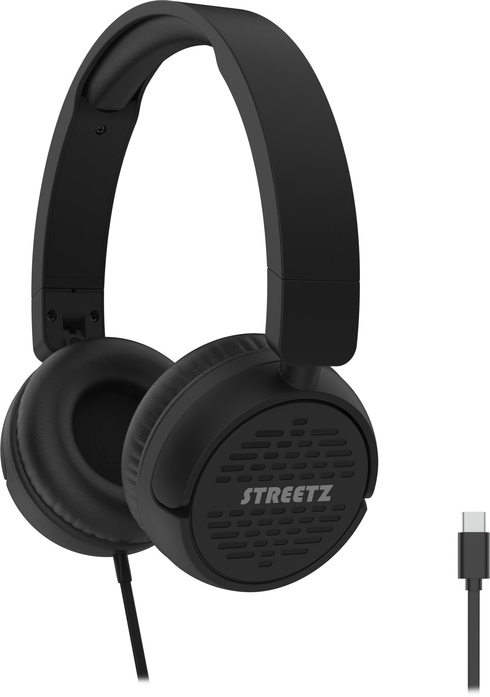 STREETZ HC210 ausinės USB-C HC210-BLK / 6612120