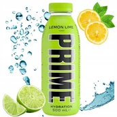 Napoje energetyczne i izotoniczne - Napój Nawadniający Prime Hydration Lemon Lime Izotonik Bez Cukru 500ml - miniaturka - grafika 1
