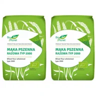Mąka - Bio Planet Mąka pszenna razowa typ 2000 Zestaw 2 kg Bio - miniaturka - grafika 1
