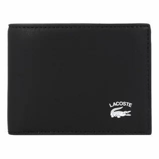 Portfele - Lacoste Billfold Wallet RFID Leather 10,5 cm black - grafika 1