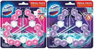 Domestos Power 5 Kostka Toaletowa Zawieszka 6x55g - Środki do WC - miniaturka - grafika 1