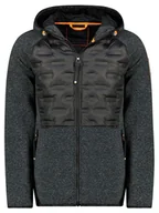 Odzież trekkingowa męska - Geographical Norway Kurtka polarowa "Boronto" w kolorze czarnym - miniaturka - grafika 1