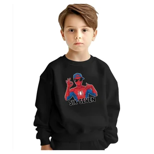 BLUZA DZIECIĘCA 67 SIX SEVEN VIRAL 104 DLA CHŁOPCA DZIEWCZYNKI - Bluzy dla dziewczynek BLUZA DZIECIĘCA 67 SIX SEVEN VIRAL 104 DLA CHŁOPCA DZIEWCZYNKI - Bluzy dla dziewczynek - miniaturka - grafika 1