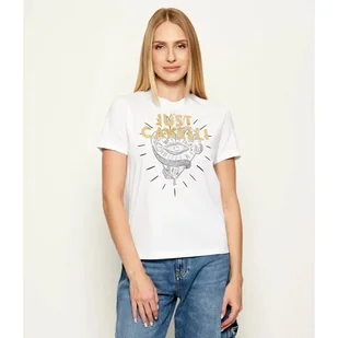 Just Cavalli T-shirt Regular Fit - Koszulki i topy damskie - miniaturka - grafika 1