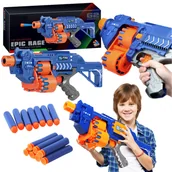 Zabawki interaktywne dla dzieci - Duży Pistolet Karabin Na Piankowe Pociski Dźwięk Strzałki Miękkie Karabin - miniaturka - grafika 1