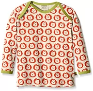 Bluzy dla dziewczynek - loud + proud Bluza dziecięca uniseks, czerwony (Sunrise Su), 74/80 cm - miniaturka - grafika 1