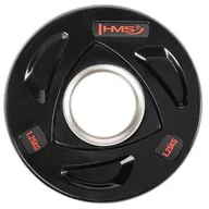 Pozostały sprzęt siłowy - HMS TOX01 CZARNY TALERZ OLIMPIJSKI OGUMOWANY 1.25 KG - miniaturka - grafika 1