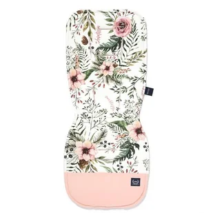 La Millou, Wkładka do wózka, Stroller Pad, Organic Jersey Collection, Wild Bloossom, Powder Pink - Akcesoria do wózków - miniaturka - grafika 1