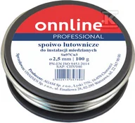 Kleje i inne preparaty budowlane - Spoiwo lutownicze/lut miękki Sn97Cu3 2,5mm 100g - miniaturka - grafika 1