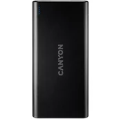 Akcesoria do tabletów i e-booków - Canyon Power Bank 10000 mAh Micro USB/USB-C CNE-CPB1006B) Czarna - miniaturka - grafika 1