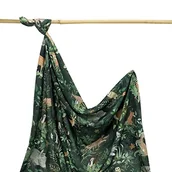 Rożki i beciki - Delikatny otulacz bambusowy 100x120cm Makaszka - miniaturka - grafika 1