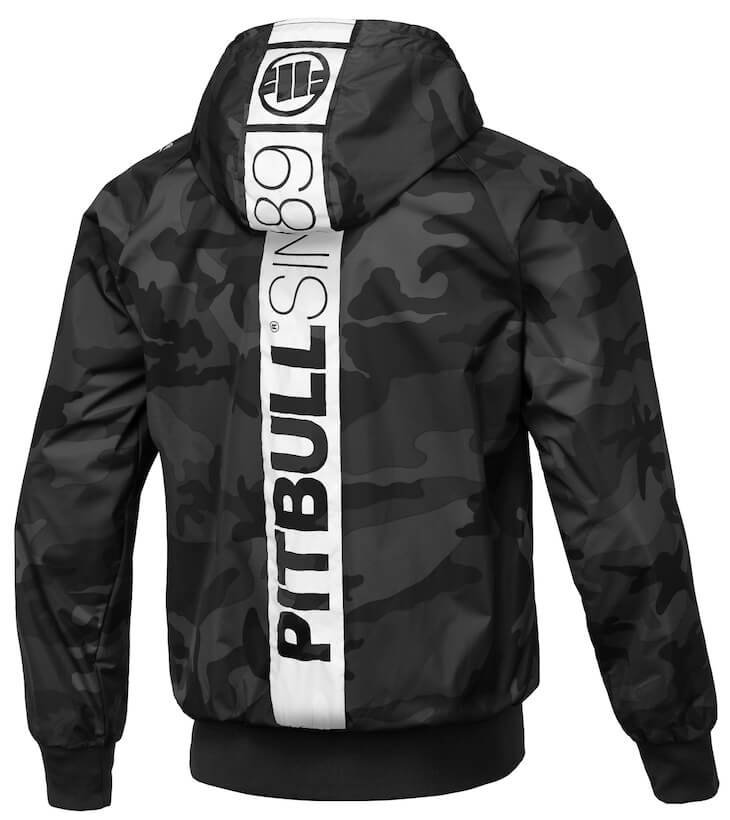 Kurtka PIT BULL ATHLETIC HILLTOP all black camo-M
