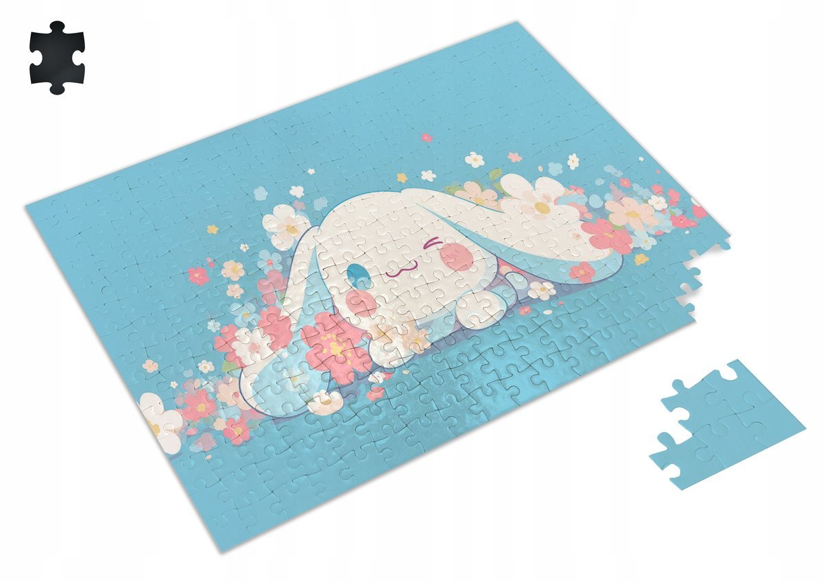 Puzzle KUROMI HELLO KITTY Cinnamoroll A3 252 el z Nadrukiem + IMIĘ 84